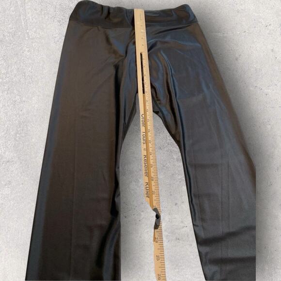 Kira Grace Santeen Black Leggings Women’s M Made in USA High Waist Yoga Workout - Picture 6 of 9